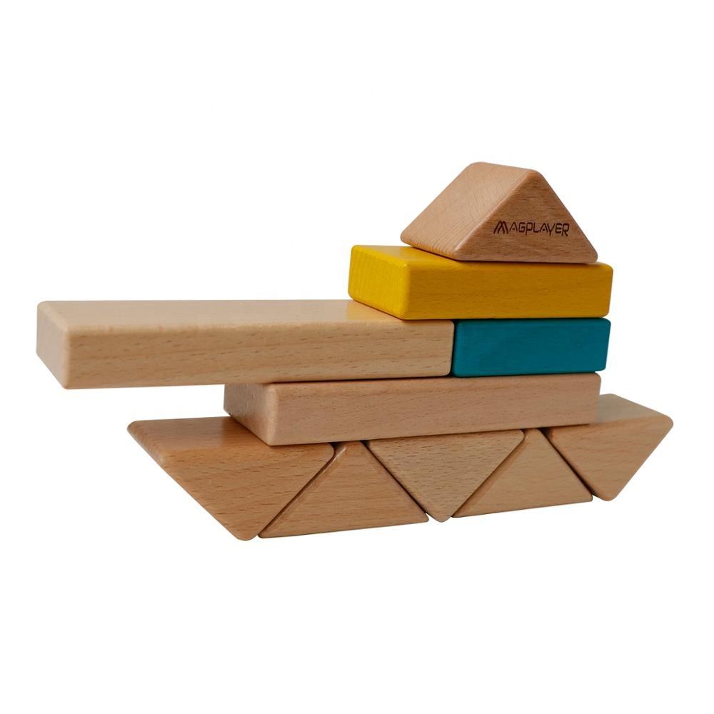 MontessoriLernwelt Montessori Holzbausteine p?dagogisches Spielzeug ab 2 Jahren