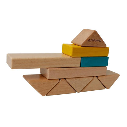 MontessoriLernwelt Montessori Holzbausteine p?dagogisches Spielzeug ab 2 Jahren
