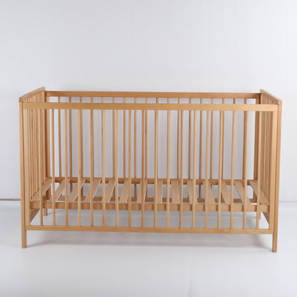 MontessoriLernwelt Babybett Milo aus Buche – 3-stufig höhenverstellbar