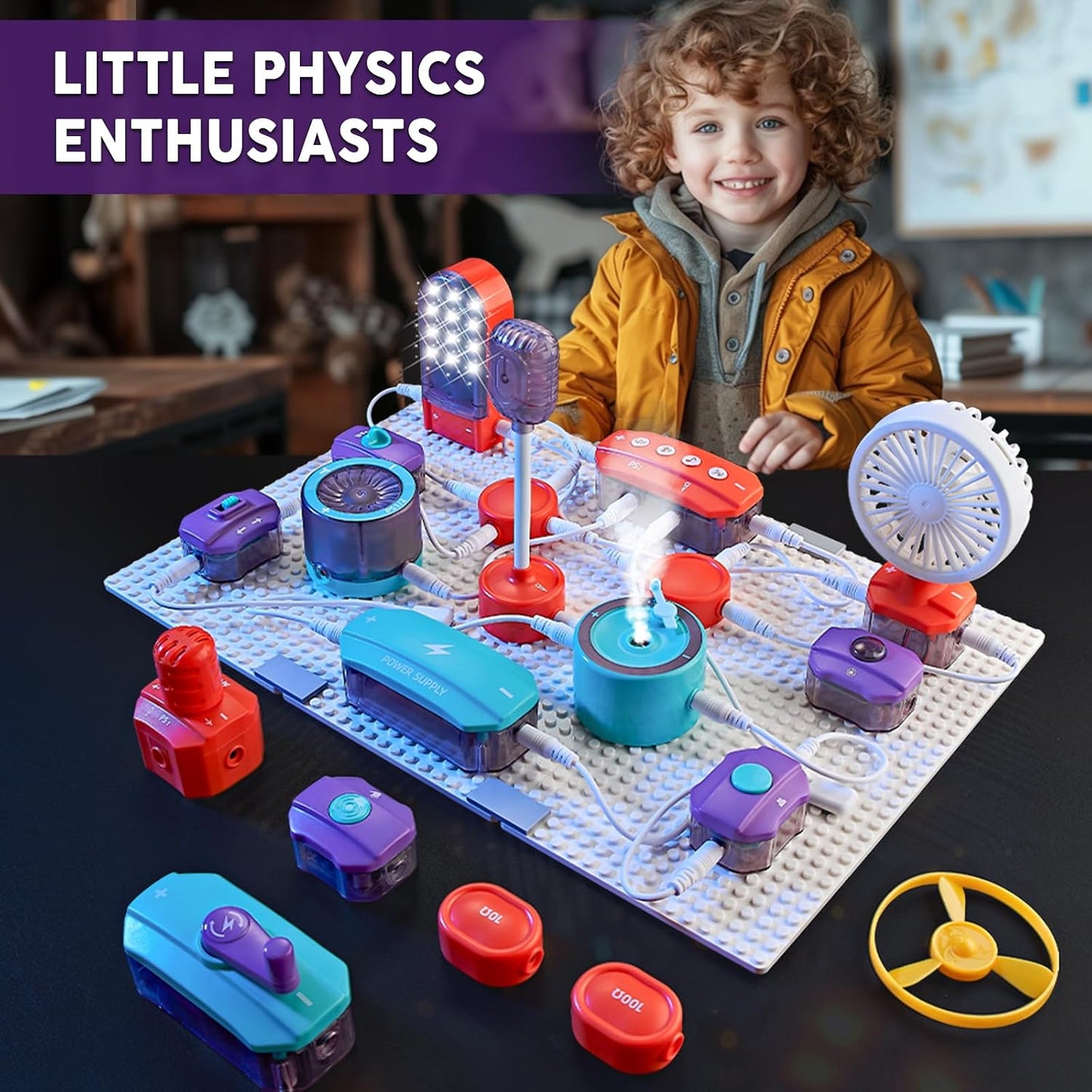 Physik Experimentierkasten für Kinder zum Entdecken von Technik