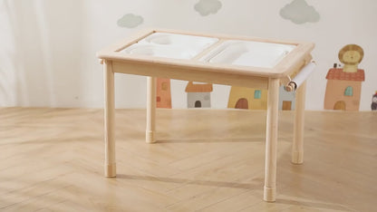 Montessori Sensory Table – 2-fach höhenverstellbarer Aktivitätstisch