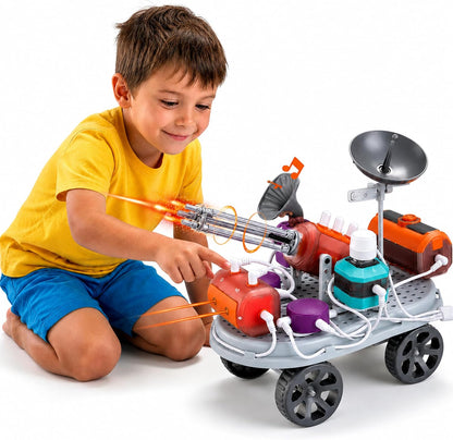 STEM Elektronik Baukasten Kinder mit 201 Teilen für Technik Experimente