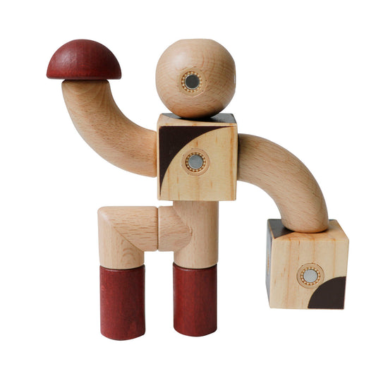 MontessoriLernwelt Magnet Holzbausteine Tierform